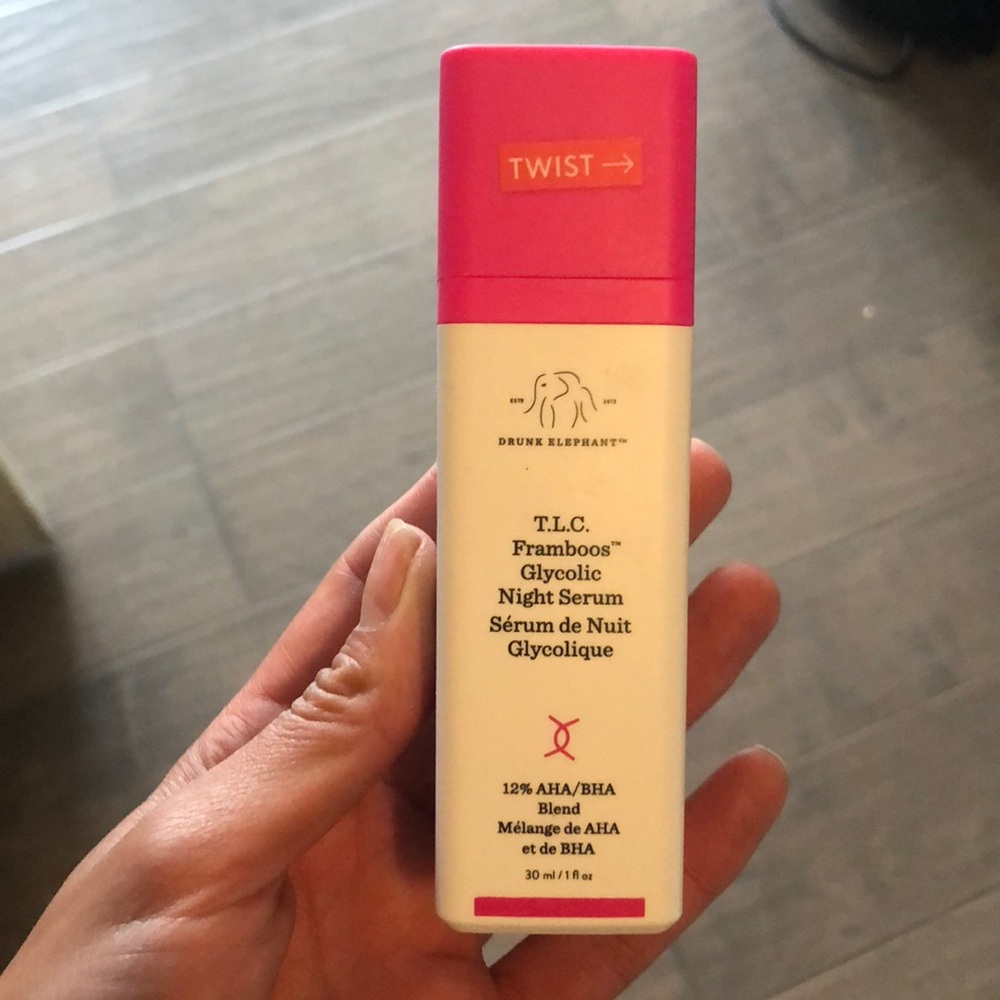 Used drunk elephant glycolic acid night serum